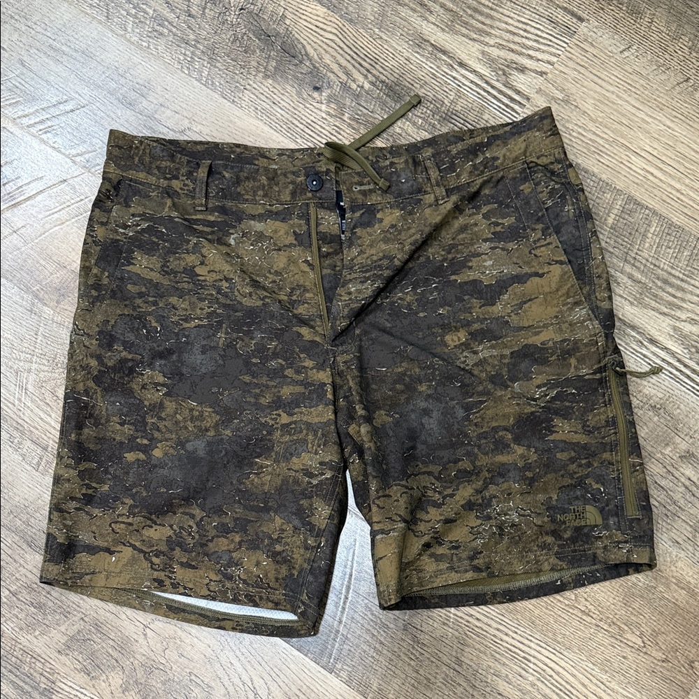 The North Face Cargo Shorts Brown and Black